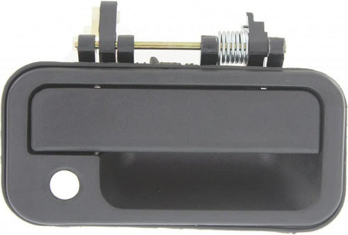 for Isuzu Pickup Exterior Door Handle 1988-1995 Front Passenger Side Textured Black | W/Key Hole| Trim:All Submodels