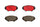 Brembo Front Disc Brake Pad Set for 04-11 Mazda RX-8 (P49034N)