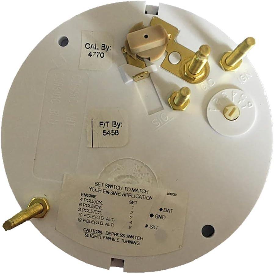 Faria Newport SS 5 Inch Tachometer F/Gas Inboard - 6000 RPM