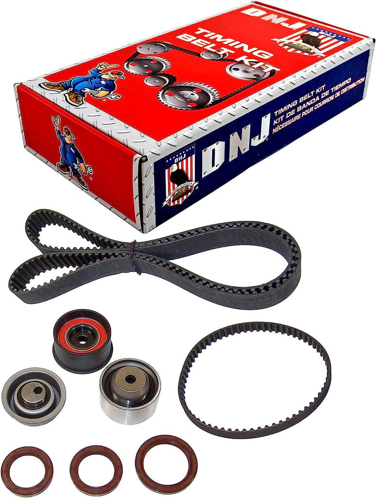 DNJ TBK123 Timing Belt Kit for 1999-2006 / Hyundai, Kia/Optima, Santa Fe, Sonata / 2.4L / DOHC / L4 / 16V / 2351Cc