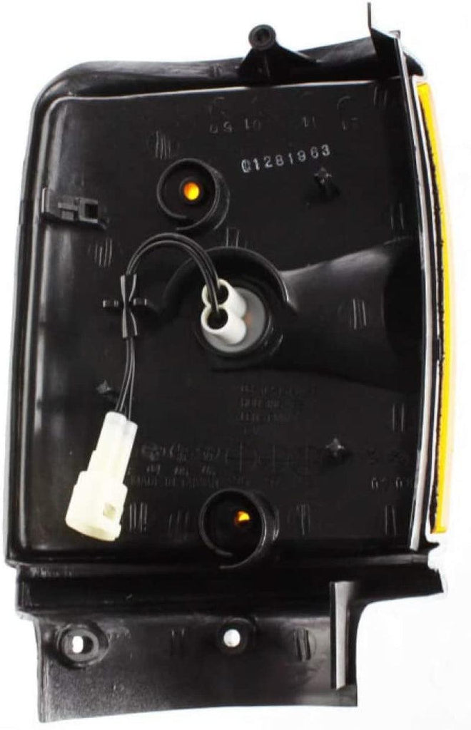 Compatible with Toyota Pickup Corner Light 1987 1988 Driver and Passenger Side Pair/Set | Amber Lens | Base | Rear Wheel Drive | W/Gray Trim | TO2520115 + TO2521117 | 8162089162 + 8161089162