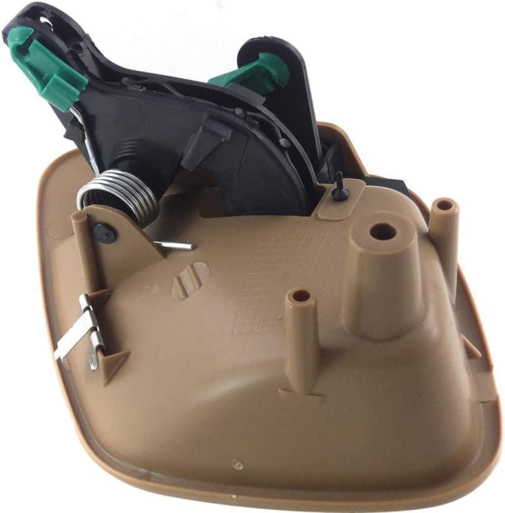 Compatible with Jeep Grand Cherokee Interior Door Handle 1999-2004 Driver Side Front or Rear, Brown | with Door Lock Button | Trim:All Submodels | CH1352132 | 5FX731K5AC