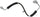 Professional 18J4564 Front Driver Side Hydraulic Brake Hose