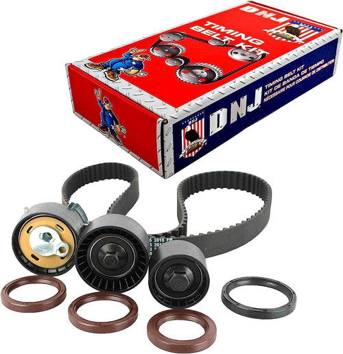 DNJ TBK418 Timing Belt Kit for 1999-2004 / Ford, Mazda, Mercury/Contour, Cougar, Escape, Escort, Focus, Mystique, Tribute / 2.0L / DOHC / L4 / 16V / 121Cid, 1991Cc / VIN 3, VIN 5