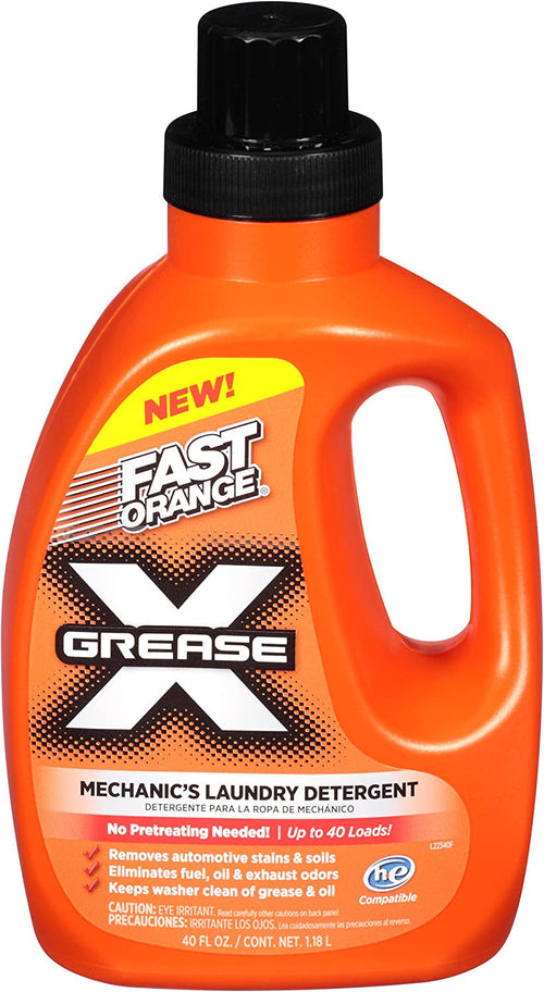 Permatex 22340-6PK Fast Orange Grease X Mechanic'S Laundry Detergent, 40 Fl. Oz. (Pack of 6)