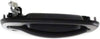 Exterior Front Door Handle Compatible with Chevy Silverado/Toyota Sierra 99-06 Right Textured Black W/Keyhole