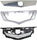 Grille Assembly SET Compatible with 2009-2011 Acura TL Chrome