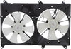620810 Cooling Fan Assembly Compatible with 2001-2007 Toyota Highlander, Black & White