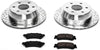 K2018 Rear Z23 Carbon Fiber Brake Pads with Drilled & Slotted Brake Rotors Kit