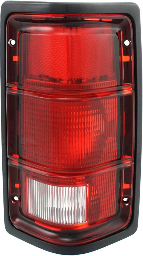 Tail Light for DODGE DAKOTA 87-96 RH Lens and Housing W/Black Outer Trim