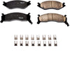 17-521, Z17 Front Ceramic Brake Pads with Hardware
