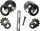 & Axle (YPKGM55P-S-17) Standard Open Spider Gear Kit for GM Chevy 55P Differential with 17-Spline Axle