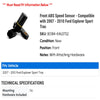 Front ABS Speed Sensor - Compatible with 2007 - 2010 Ford Explorer Sport Trac 2008 2009