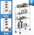 Luxspire Wire Shelving Unit with Wheels, 2400LB Heavy Duty NSF Commercial-Grade Adjustable Storage Shelves, Metal Shelving Utility Rack, Kitchen Garage Organizer Shelf Rack,4-Tier 48X18X72 In, Chrome