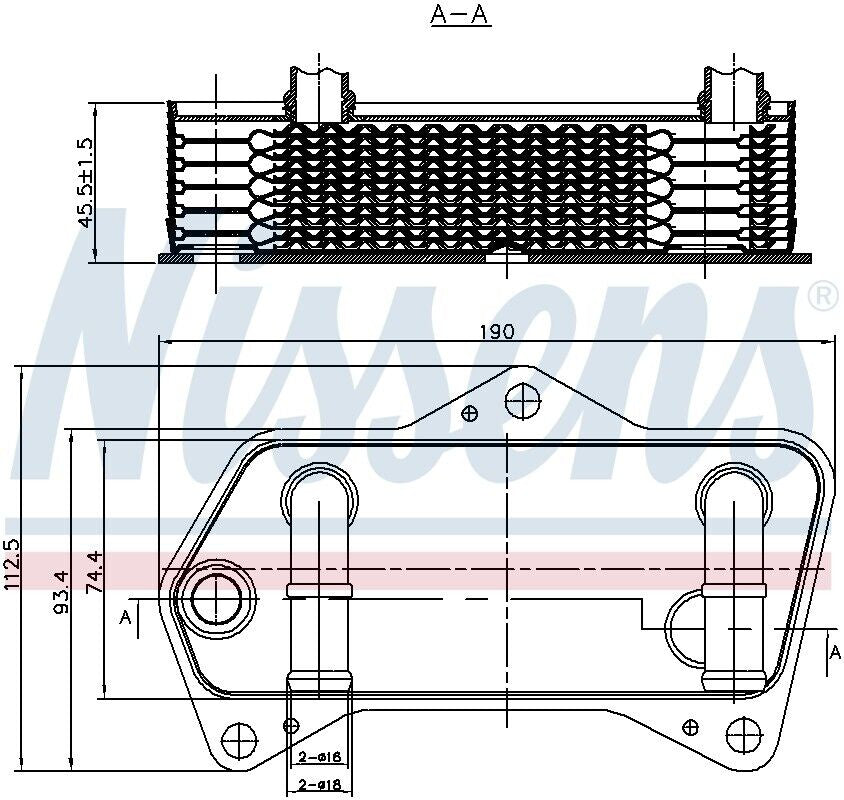 Automatic Transmission Oil Cooler for TTS Quattro, A3, A3 Quattro, S3+More 90653