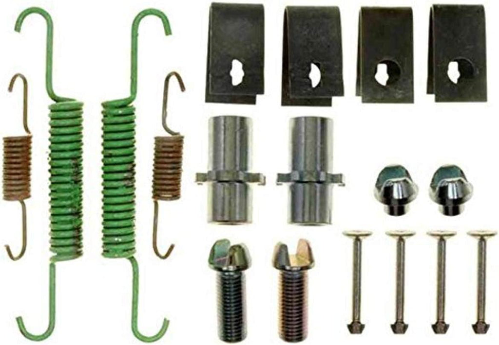 Professional 18K2419 Rear Parking Brake Hardware Kit with Springs, Adjusters, Pins, and Retainers