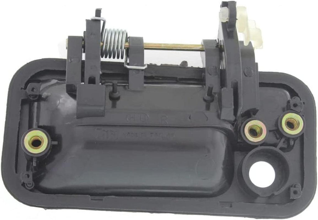 for Isuzu Pickup Exterior Door Handle 1988-1995 Front Passenger Side Textured Black | W/Key Hole| Trim:All Submodels