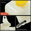 A-Premium Engine Coolant Overflow Recovery Reservoir Tank [With Cap] Compatible with Dodge Caliber 2007-2012 & Jeep Compass Patriot 2007-2017, 4Cyl 1.8L 2.0L 2.4L