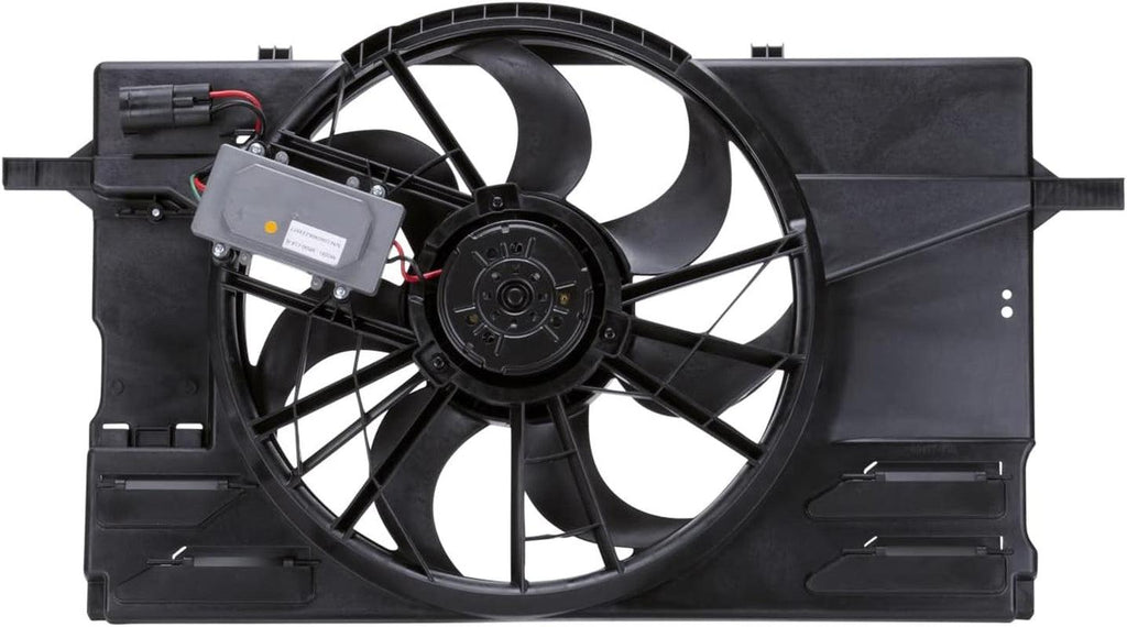 622090 Cooling Fan Assembly Compatible with 2004-2011 Volvo S40, Black
