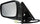 Dorman 955-797 Driver Side Power Door Mirror for Select Subaru Models