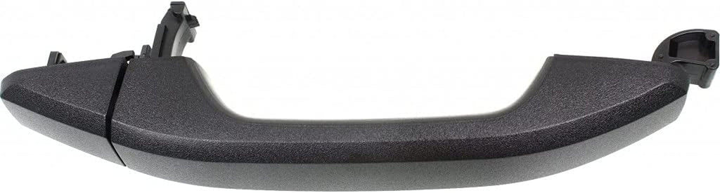 for Chevy Silverado 1500 2014 15 16 17 18 2019 Door Handle Driver or Passenger Side | Rear | Outer | Black Textured Finish | Replacement for GM1520149 | 22923605, 23438322