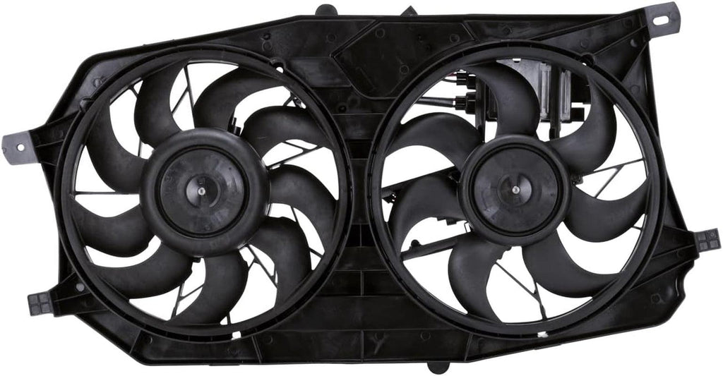 621280 Cooling Fan Assembly Compatible with 2005-2007 Ford Five Hundred , Black