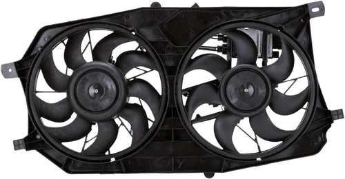 621280 Cooling Fan Assembly Compatible with 2005-2007 Ford Five Hundred , Black