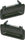 Rear Exterior Door Handle Set of 2 Compatible with 1992-1994 Chevrolet Blazer, Fits 1992-1999 Chevrolet C1500 Suburban Textured Black, Metal Driver and Passenger Side