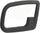 Door Handle Trim Compatible with 3-Series 92-99 Front Left inside Textured Black Bezel Only All Body Type E36 Left Side