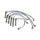 Denso Spark Plug Wire Set for Frontier, Xterra 671-6202
