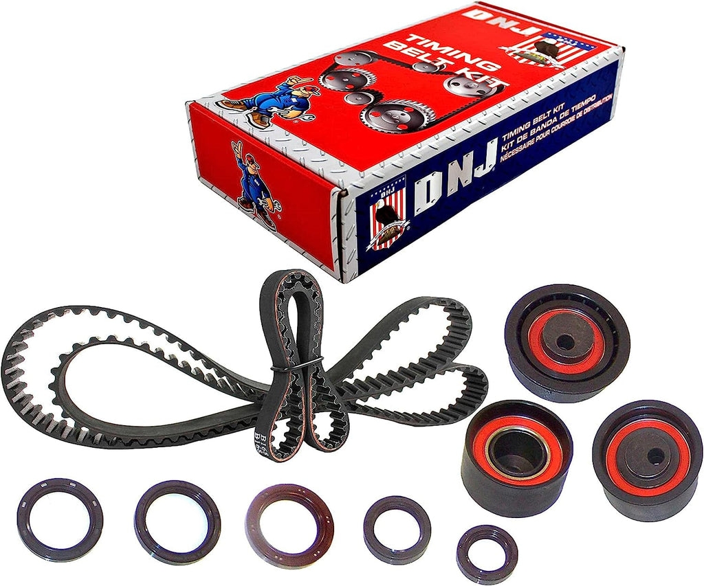 DNJ TBK107A Timing Belt Kit for 1992-1995 / Hyundai/Elantra / 1.6L / DOHC / L4 / 16V / 1596Cc