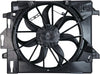 621860 Cooling Fan Assembly Compatible with 2008-2016 Dodge Caravan/Grand Caravan , Black