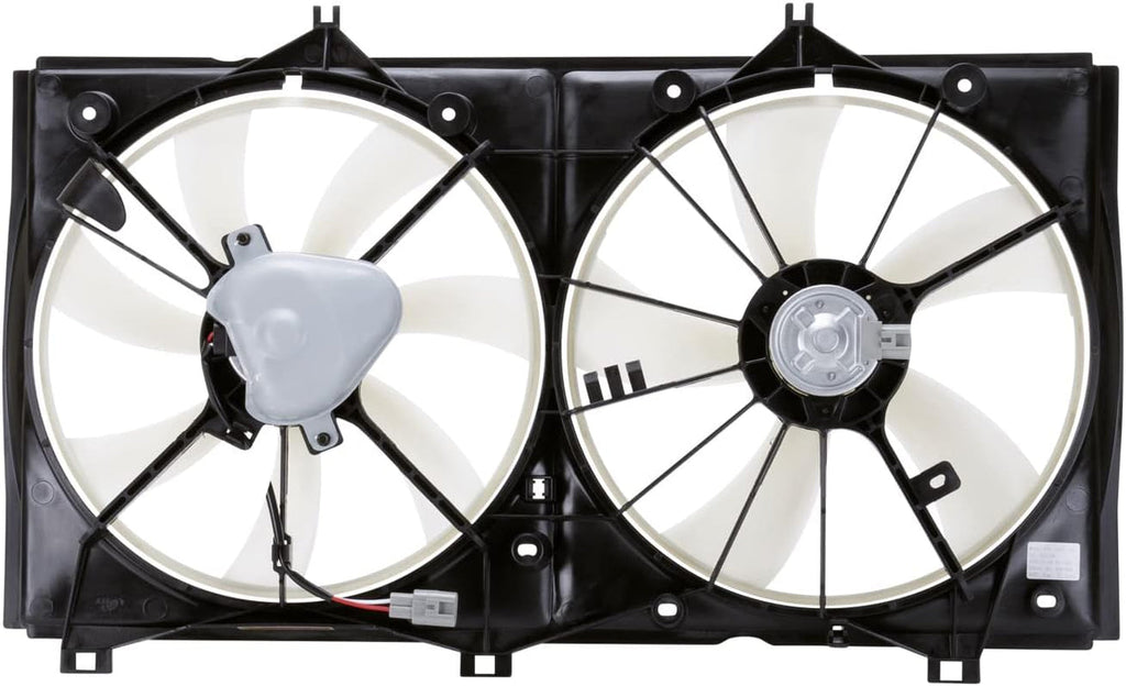 622200 Cooling Fan Assembly Compatible with 2007-2009 Toyota Camry , Black