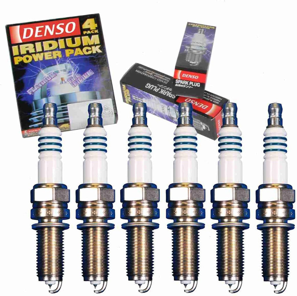 6 Pc DENSO Iridium Power Spark Plugs Compatible with Mercedes-Benz C230 2.5L V6 2006-2007