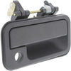 for Isuzu Pickup Exterior Door Handle 1988-1995 Front Passenger Side Textured Black | W/Key Hole| Trim:All Submodels