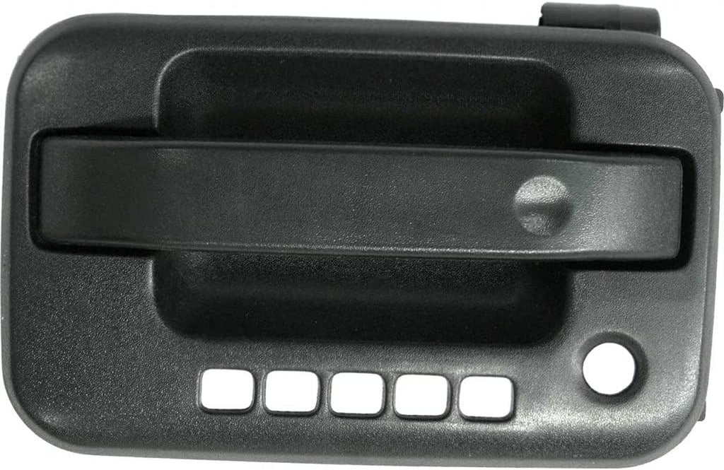 for Ford F-150 Exterior Door Handle Front, Driver Side Black (2004-2014) | with Key Hole | Trim:All Submodels | FO1310128 | 5L3Z1522405CAA