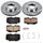 KOE1154 Autospecialty Front Replacement Brake Kit-Oe Brake Rotors & Ceramic Brake Pads