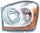 Dorman Headlight Assembly for 04-06 Dodge Durango 1591057