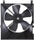 621590 Cooling Fan Assembly Compatible with 2005-2008 Chevrolet Aveo