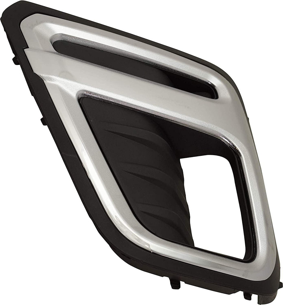 Front Fog Lamp Molding Compatible with 2019-2020 Subaru Forester Set of 2 Passenger and Driver Side Black with Chrome Trim Premier/Touring Models