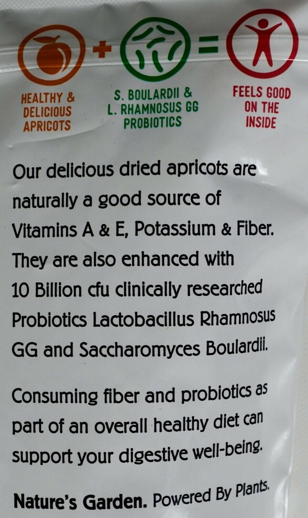 Nature's Garden Probiotic Apricots Net Wt 40 Ounce