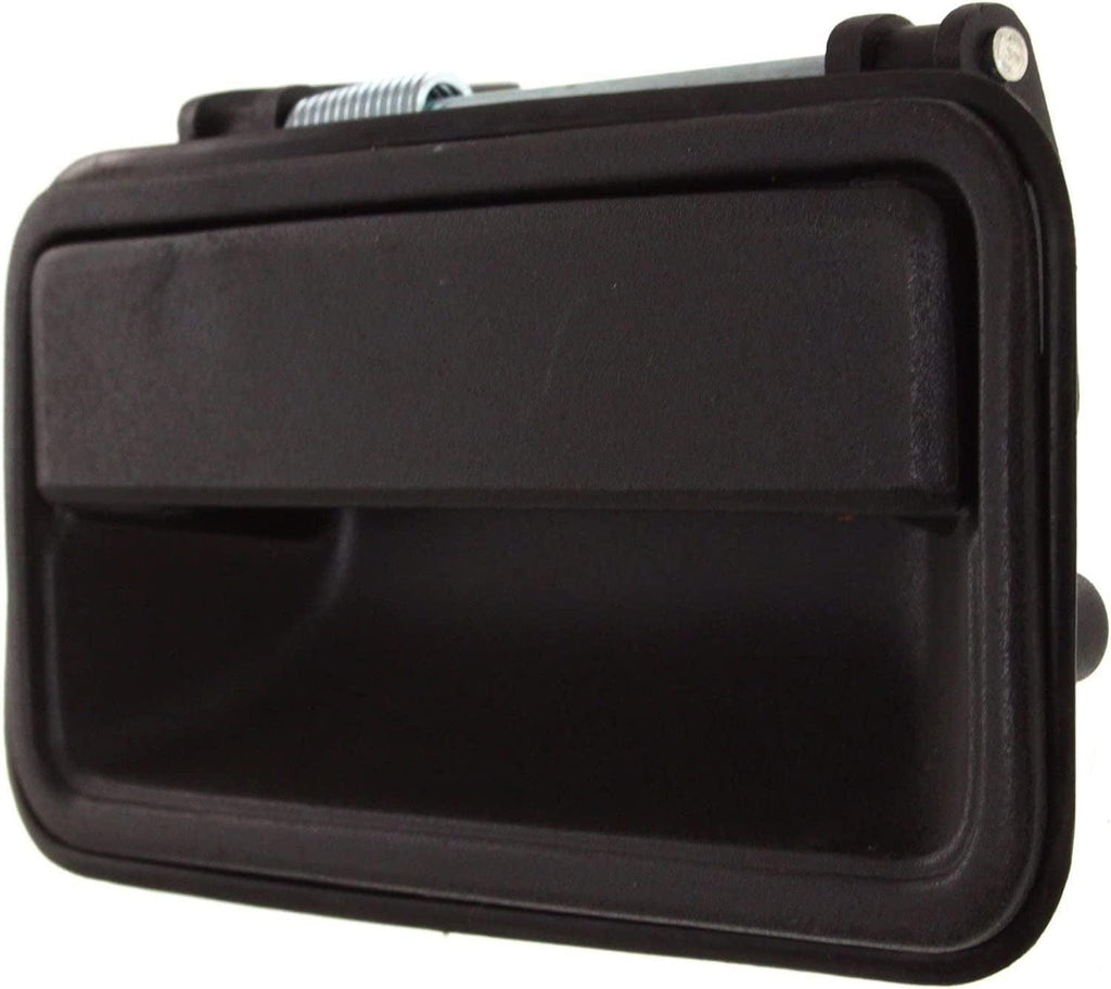 Rear Exterior Door Handle Set of 2 Compatible with 1992-1994 Chevrolet Blazer, Fits 1992-1999 Chevrolet C1500 Suburban Textured Black, Metal Driver and Passenger Side