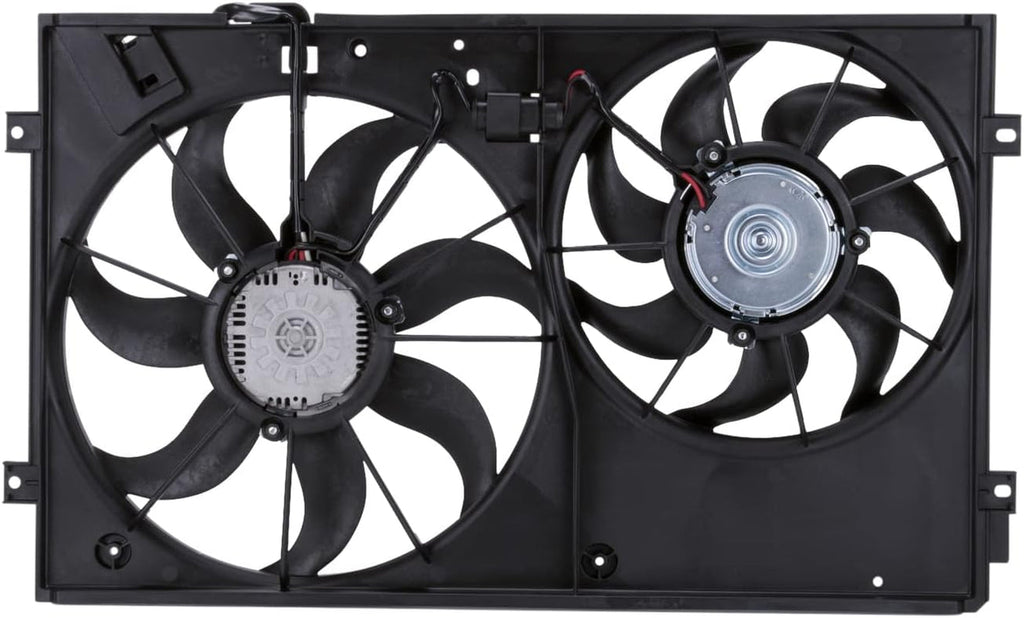 621490 Replacement Cooling Fan Assembly Compatible with Volkswagen , Black