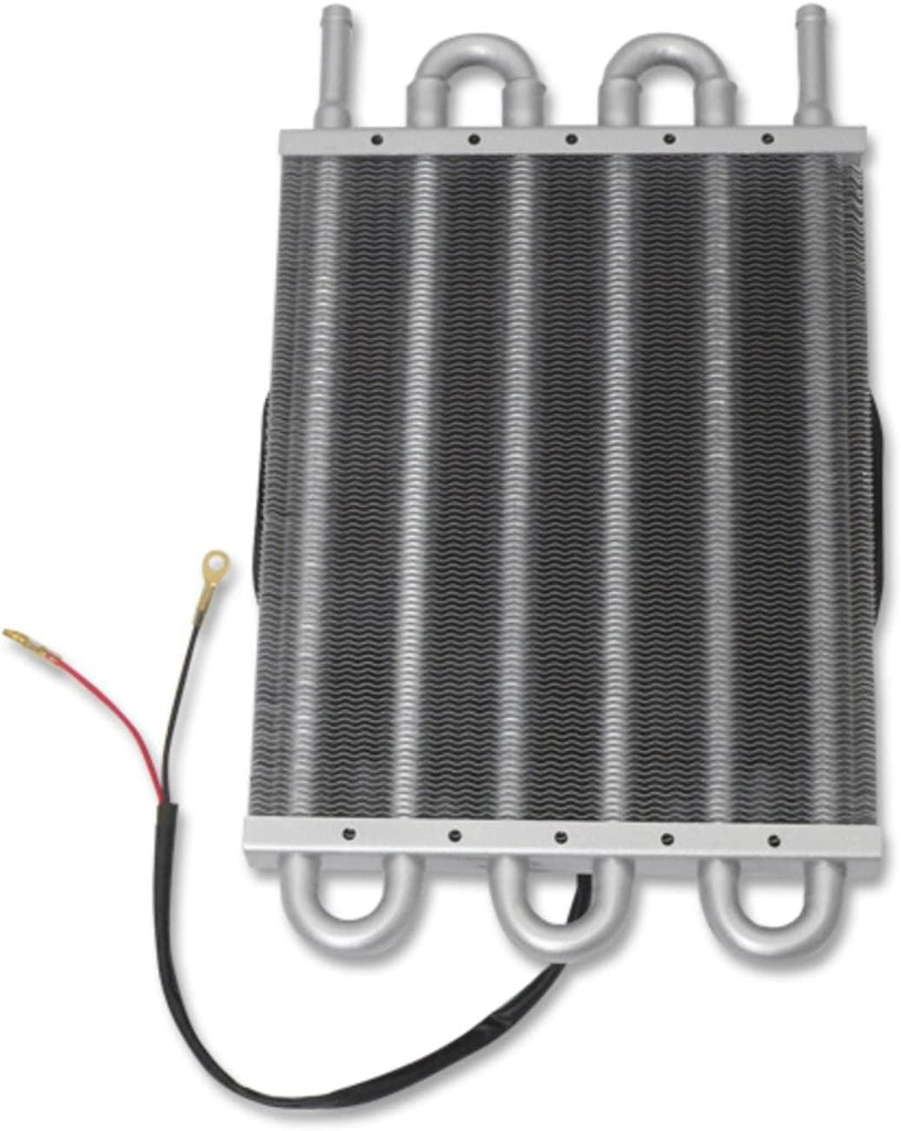 - MMOC-F Heavy Duty Transmission Cooler W/Electric Fan, Silver, 12.8 X 3.4 X 7.5 Inches