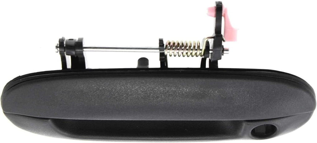 Front and Rear Exterior Door Handle Set of 4 Compatible with 2002-2009 Chevrolet Trailblazer/Gmc Envoy Textured Black Driver and Passenger Side