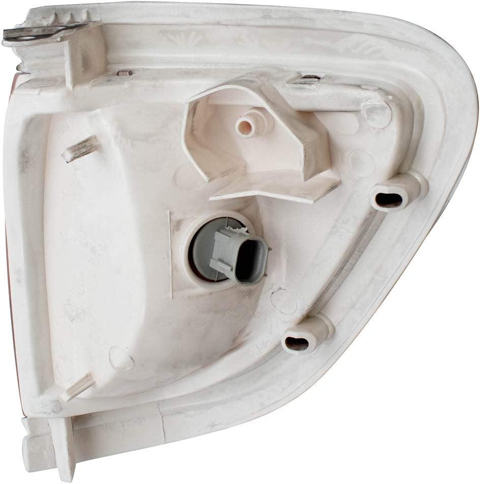 AUTOANDART Replacement Passengers Park Signal Side Marker Light Lamp with Black Trim Compatible with 1995-1997 Tacoma 4-Wheel Drive Pickup Truck 8161004030