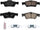 (Z23-986) Z23 Evolution Sport Brake Pads, Rear
