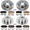 KOE6960 Autospecialty Front and Rear Replacement Brake Kit-Oe Brake Rotors & Ceramic Brake Pads