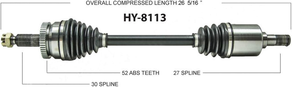 HY-8113 CV Axle