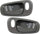 Interior Door Handle Set of 2 Compatible with 1998-2002 Toyota Corolla, Fits 1998-2002 Chevrolet Prizm Front or Rear, Driver and Passenger Side Gray